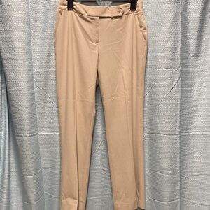 Calvin Klein size 4 petite Cream Ankle Pants dressy‎ casual business flat front
